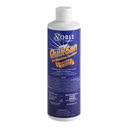 Dung dịch khử trùng máy làm đá đậm đặc an toàn với niken Noble Chemical QuikSan 473 ml