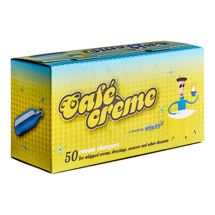 Bình xịt khí N2O Whip-It CC-Cafe-50L Cafe Creme - Hộp 50 cái