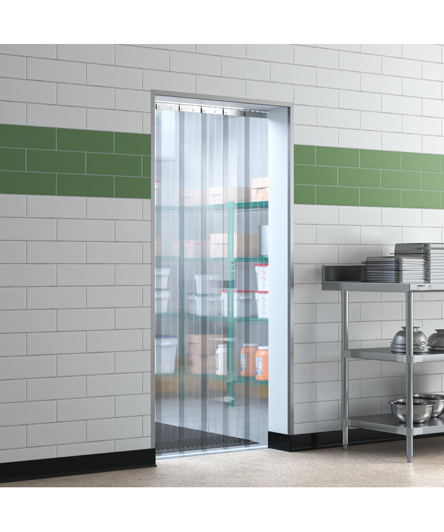 Rèm kho lạnh Lavex 101,6 cm x 203,2 cm Polar gia cường kho lạnh / Refrigerator rèm cửa