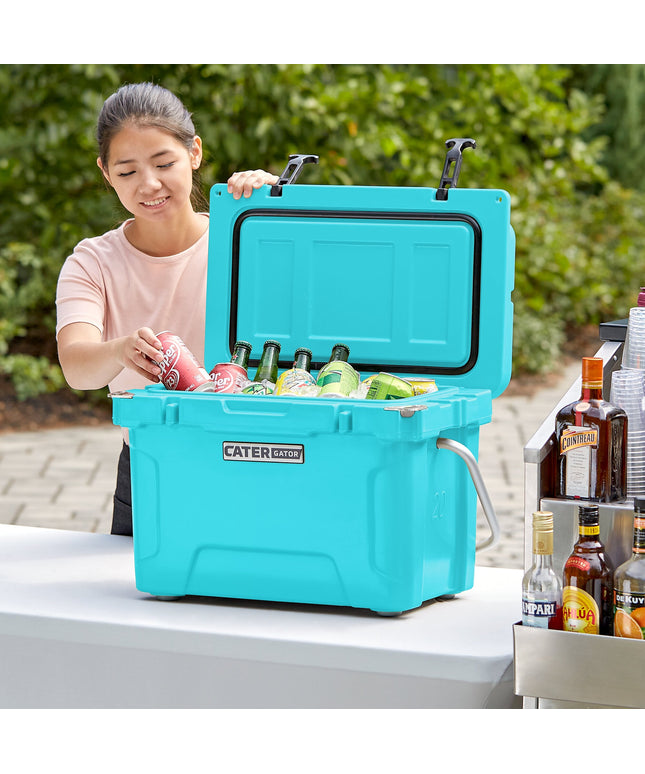 Thùng đá giữ lạnh ngoài trời quay ép CaterGator CG20BL 18,9 lít - Màu xanh da trời