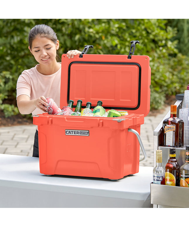 Thùng giữ lạnh rotomolded ngoài trời CaterGator CG20CL màu san hô 18,9 lít