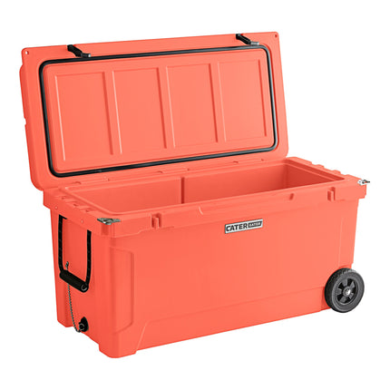 Thùng đá/thùng lạnh ngoài trời di động đúc quay màu san hô CaterGator CG100CLW 104 lít