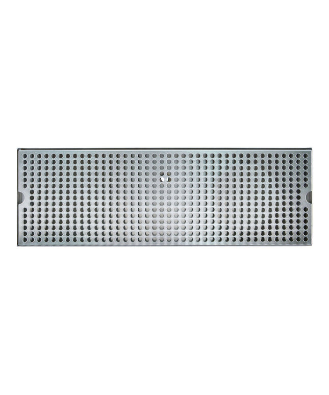Khay hứng bia gắn nổi bằng thép không gỉ có lỗ xả Micro Matic DP-120D-20-P 51 x 13 cm