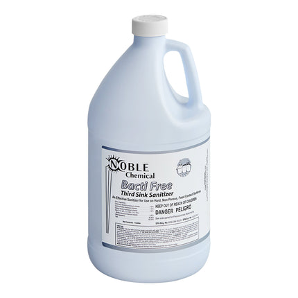 Nước rửa ly Noble Chemical 3,8 lít / 3,8 lít Bacti-Free đậm đặc dung dịch khử trùng bồn thứ ba - Thùng 4 cái