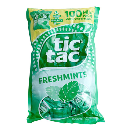 Kẹo bạc hà Tic Tac Freshmints gói mini 4 viên - Thùng 1.000 gói