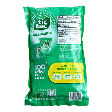 Kẹo bạc hà Tic Tac Freshmints gói mini 4 viên - Thùng 1.000 gói