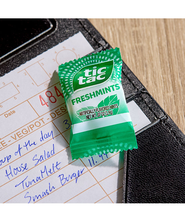 Kẹo bạc hà Tic Tac Freshmints gói mini 4 viên - Thùng 1.000 gói