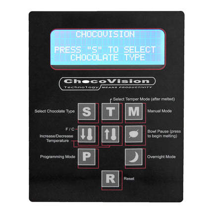 Máy điều vị sô cô la ChocoVision Revolation V C116110VREV5 sức chứa 2,3 kg - 110V, 750W