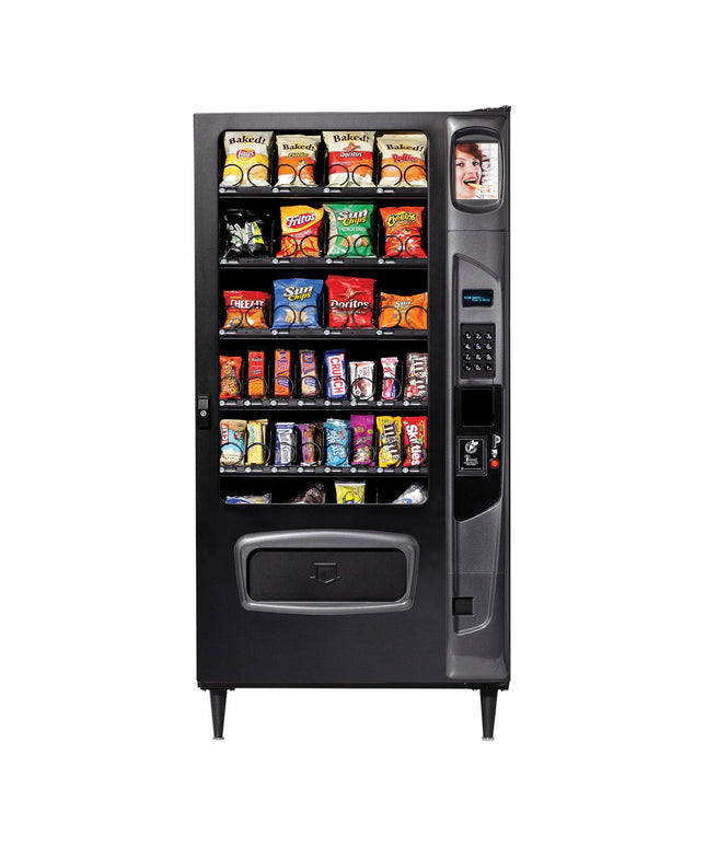 Máy bán hàng tự động đồ ăn vặt Selectivend 32 lựa chọn kèm nhận xu và kiểm tiền