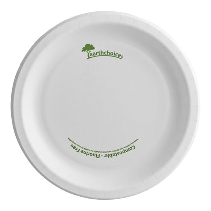 Đĩa giấy phân hủy sinh học Pactiv PSP09EC EarthChoice Pressware 23 cm màu trắng - Thùng 450 cái