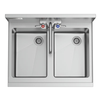 Bồn rửa dưới bar 2 ngăn Regency Spec Line 61 x 48 cm kèm vòi