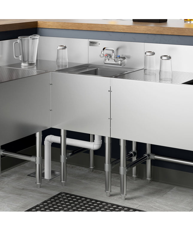 Bồn rửa tay quầy bar một chậu Regency Spec Line có vòi 48 x 46 cm