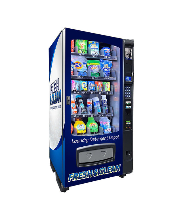 Máy bán đồ giặt là tự động Seaga ENV4L 28 mục có hình đồ họa