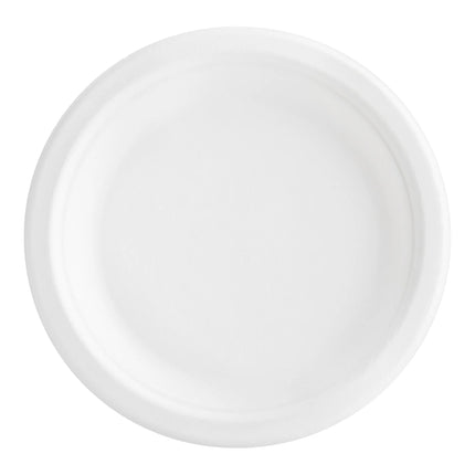 Đĩa sợi thực vật trắng EcoChoice 15 cm - Thùng 1.000 cái
