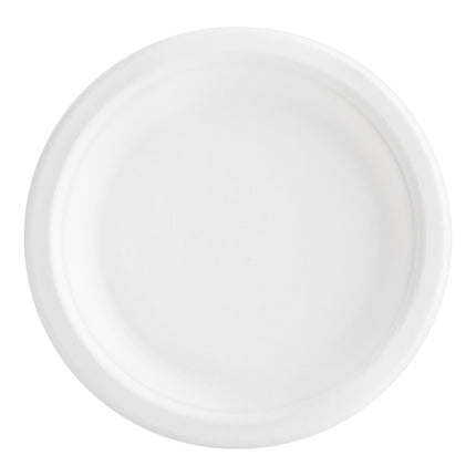 Đĩa sợi thực vật trắng EcoChoice 15,2 cm - Mẫu 125 cái