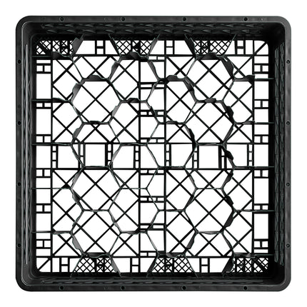 Giá đựng ly 30 ngăn màu đen Vollrath Traex® Rack Max TR12A cỡ đầy đủ cao 12,2 cm