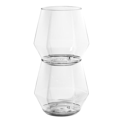 Ly rượu vang mini nhựa kim cương Tossware POP Vino Jr. 355 ml - Thùng 48 cái