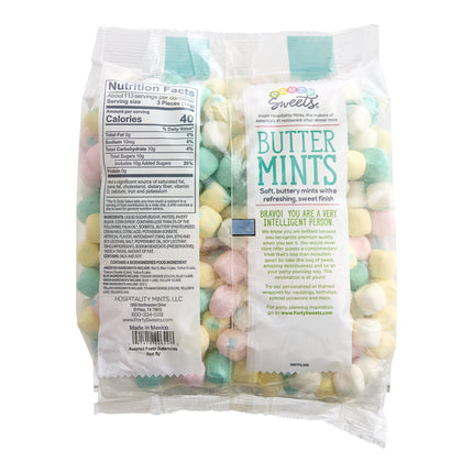 Kẹo bạc hà buttermint màu pastel hỗn hợp - 1,2 kg