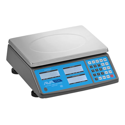 Cân điện tử AvaTek PCS40 18,1 kg kỹ thuật số cân tính giá, hợp chuẩn thương mại