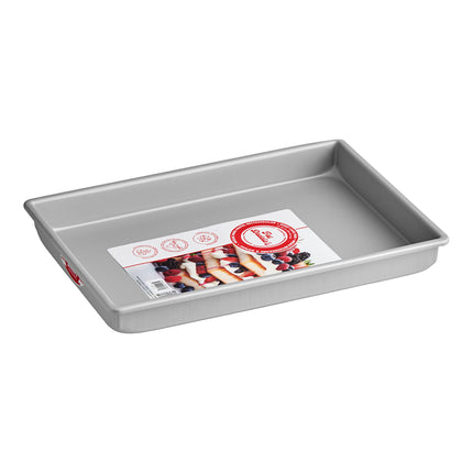 Khuôn bánh nhôm anod Fat Daddio's POB-12182 ProSeries chữ nhật thành thẳng 46 x 30 x 5 cm
