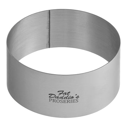 Khuôn tròn tạo hình bánh / thức ăn thép không gỉ Fat Daddio's SSRD-4175 10 x 4,4 cm