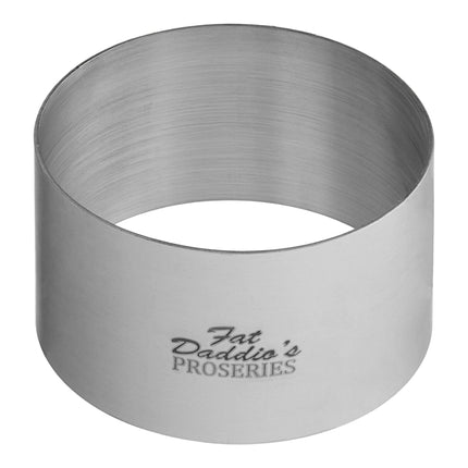 Khuôn vòng làm bánh tròn thép không gỉ Fat Daddio's ProSeries SSRD-3175 8 x 4 cm