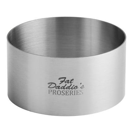 Khuôn tạo hình tròn inox Fat Daddio's SSRD-35175 ProSeries 9 x 4,4 cm
