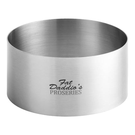 Khuôn ring tròn thép không gỉ Fat Daddio's SSRD-4020 ProSeries 10 x 5 cm