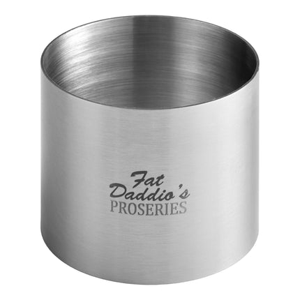 Khuôn bánh tròn thép không gỉ Fat Daddio's SSRD-2520 ProSeries 6,4 x 5,1 cm