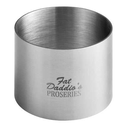 Khuôn ring tròn thép không gỉ Fat Daddio's SSRD-25175 ProSeries 6,4 x 4,4 cm