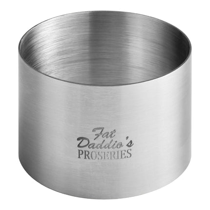 Khuôn tròn tạo hình bánh / thức ăn thép không gỉ Fat Daddio's SSRD-275175 7 x 4,4 cm