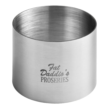 Khuôn tròn inox làm bánh / định hình Fat Daddio's SSRD-27520 ProSeries 7 x 5 cm