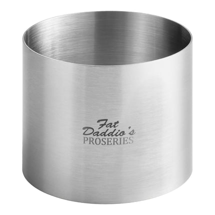 Khuôn tạo hình tròn inox Fat Daddio's SSRD-3530 ProSeries 9 x 7,6 cm