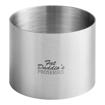 Khuôn vòng làm bánh tròn thép không gỉ Fat Daddio's ProSeries SSRD-32375 8 x 6 cm