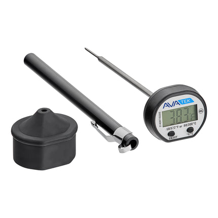 Nhiệt kế đầu dò bỏ túi điện tử AvaTek 12 cm có vỏ cao su