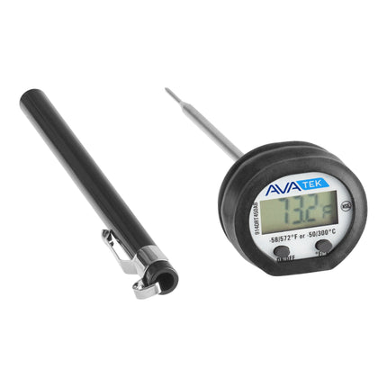 Nhiệt kế đầu dò bỏ túi điện tử AvaTek 12 cm có vỏ cao su