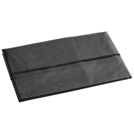 Khăn trải bàn vinyl họa tiết trơn màu đen mặt lót nỉ Choice 132,1 x 132,1 cm - Thùng 4 cái