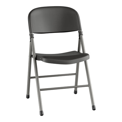 Ghế gấp đúc màu đen khung than chân xám Lancaster Table & Seating - Thùng 4 cái