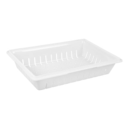 Khay thoát nước màu trắng Carlisle StorPlus 1064802 66 x 45,7 x 12,7 cm