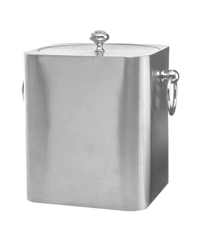 Xô đựng đá Service Ideas 3 lít vuông Brushed inox Hotel xô đựng đá IBSQ3BS
