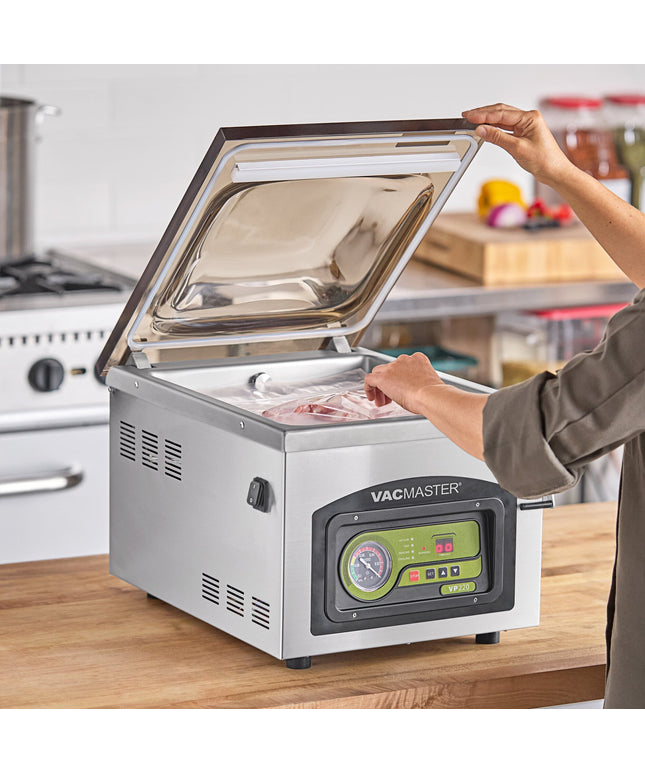 Máy hút chân không buồng để bàn ARY VacMaster VP220 với thanh hàn 30 cm