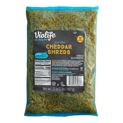 Phô mai vụn thực vật vị cheddar Violife Just Like 0,9 kg - Thùng 5 gói