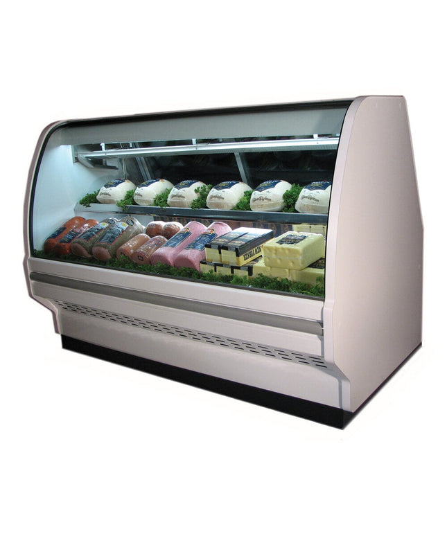 Tủ mát trưng bày deli kính cong liền mạch màu đen Howard McCray SC-CDS40E-4C-BE-LED 40 Series 131 cm - 115V