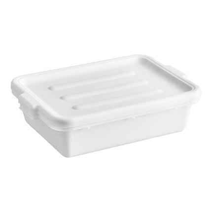 Bộ hộp lọc nước / ngâm dụng cụ nhựa polypropylene Choice 51 x 38 x 13 cm màu trắng
