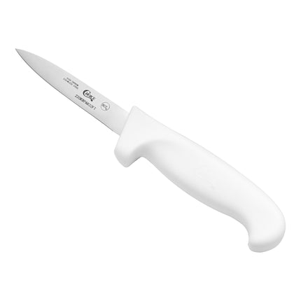 Dao gọt lưỡi trơn Choice 8,3 cm cán rộng trắng