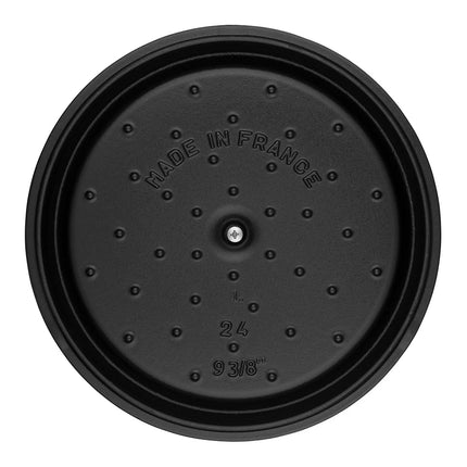 (3 pcs) STAUB | Mini Cocotte Round Enamelled Cast Iron Casserole Dish Set – Ø 100–160 mm – Black