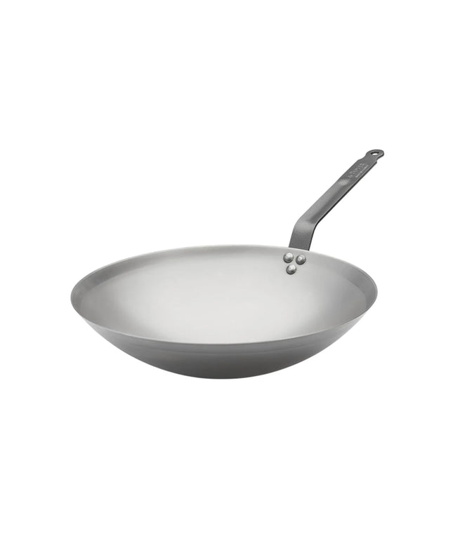 (3 pieces) DE BUYER | CARBONE PLUS - Wok pan - Ø 200mm