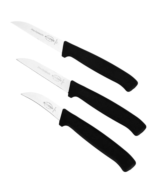 (3 pieces) F. DICK | ProDynamic Kitchen Knife Set – 2 utility (1 serrated) + paring