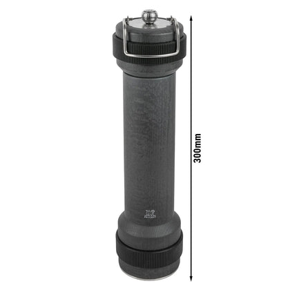 (3 pieces) PEUGEOT | BBQ - Pepper Mill - Graphite - Height: 300mm - with Light