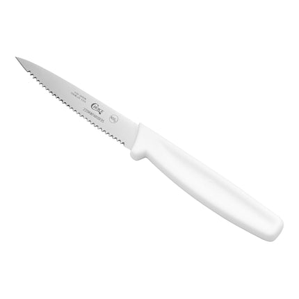 Dao gọt lưỡi răng cưa Choice 8,9 cm cán trắng